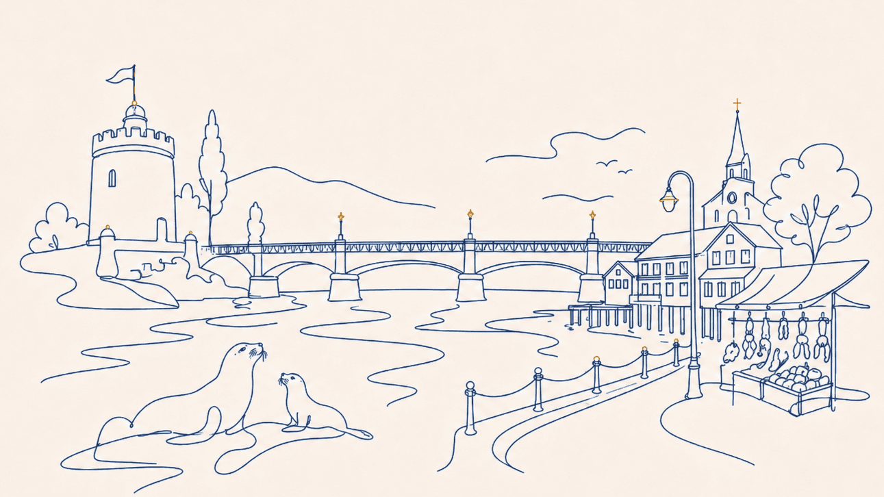 Ilustración territorial de Valdivia