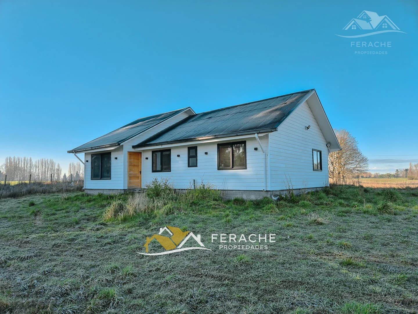 Casa nueva en parcela en Pinares de Río Bueno Sur, a minutos de la ciudad y Ruta 5
