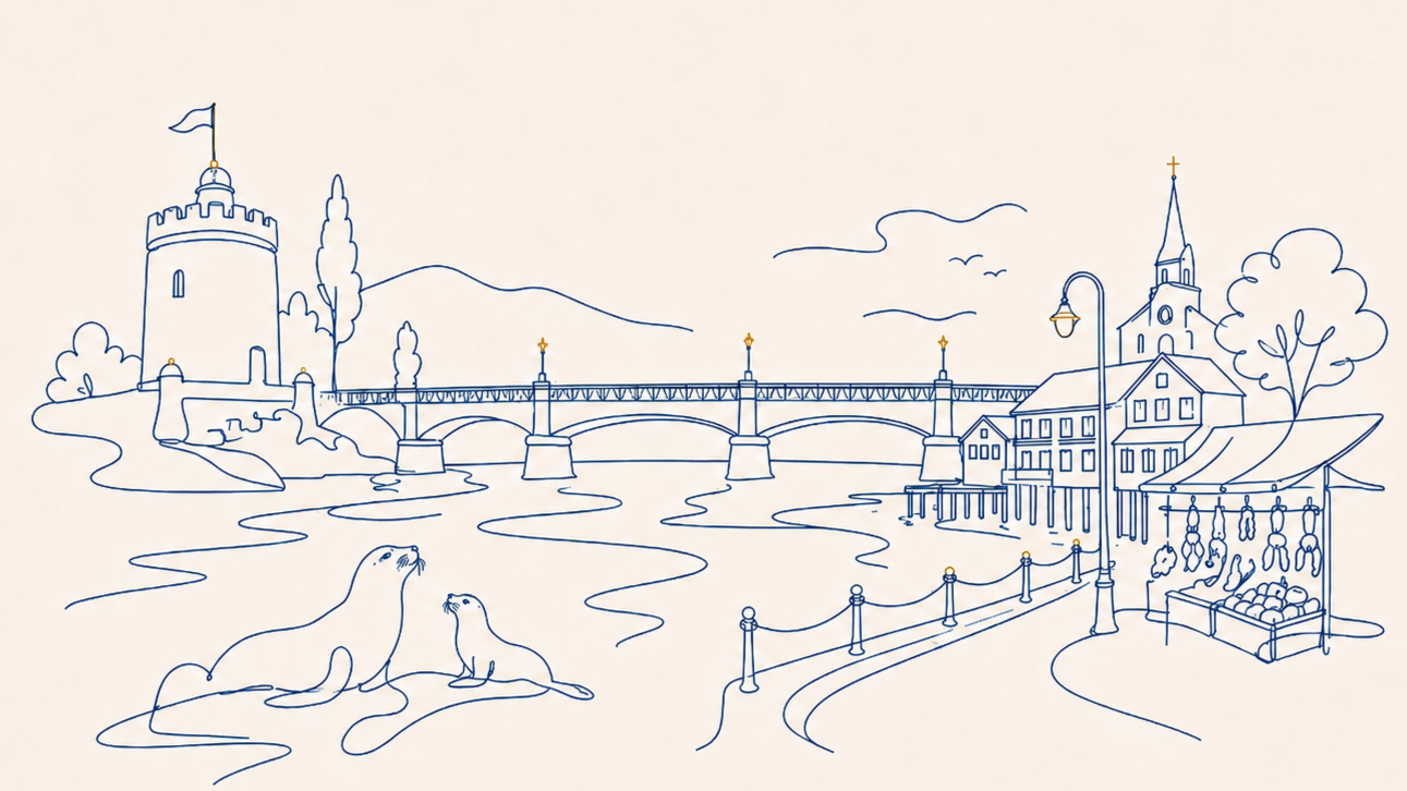 Ilustración territorial de Valdivia